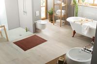 My Home Badematte Afri, Höhe 4 mm, beidseitig nutzbar, 2-er Set