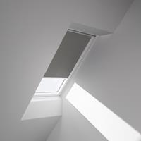 VELUX Verdunklungsrollo DKL CK04 0705SWL, verdunkelnd, Verdunkelung, in Führungsschienen, grau