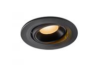 SLV LED Deckeneinbaustrahler Numinos Move inchwarz 8,6W 690lm 3000K 40°