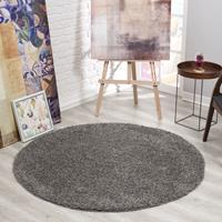 Sanat Hochflor-Teppich LOCA, rund, 30 mm Höhe, Wohnzimmer, Langflor, Shaggy, Schlafzimmer