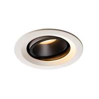 SLV LED Einbaustrahler Numinos in Weiß und Schwarz 17,55W 1460lm 2700K 20° kardanisch
