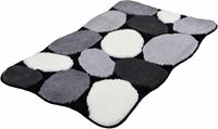 Kleine Wolke Badematte Stone, Höhe 15 mm, rutschhemmend beschichtet, fußbodenheizungsgeeignet