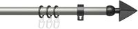 Gardinenstange Lan Spear, Liedeco, Ø 20 mm, 1-läufig, Fixmaß, mit Bohren, verschraubt, 1-läufig im Fixmaß Ø 20 mm