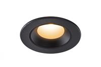 SLV LED Deckeneinbauleuchte Numinos in Schwarz 7W 700lm IP44 3000K 20°