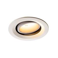 SLV LED Einbaustrahler Numinos in Weiß 17,55W 1600lm 2700K 55° kardanisch