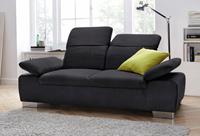 DOMO collection 2-zitsbank Milan met rugverstelling en veerkern