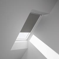 VELUX Verdunklungsrollo DKL C02 0705SWL, verdunkelnd, Verdunkelung, in Führungsschienen, grau