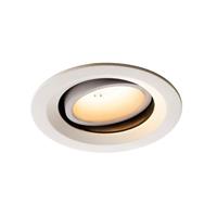 SLV LED Einbaustrahler Numinos in Weiß 17,55W 1600lm 3000K 55° kardanisch