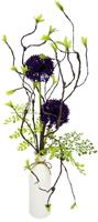 I.GE.A. Kunstbloem Arrangement sierlook Vaas van keramiek