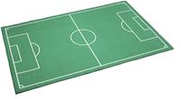 Böing Carpet Vloerkleed voor de kinderkamer Voetbalveld Speelkleed, gedessineerd, wasbaar, kinderkamer