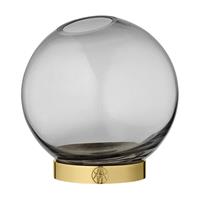 AYTM Globe Vaas Medium Zwart/Goud