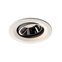 SLV LED Einbaustrahler Numinos in Weiß und Chrom 17,55W 1660lm 4000K 20° kardanisch