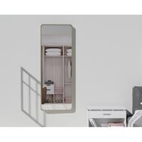 Saniclass Retro Line 2.0 Rectangle Spiegel - 140x50cm - rechthoek - afgerond - frame - mat goud SW6-G