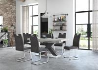 Mäusbacher Eettafel Comfort C Mäusbacher eettafel met X-frame en voetplaat. Breedte 160-260