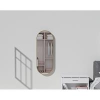 Saniclass Retro Line 2.0 Spiegel - ovaal 90x38cm - frame - mat goud SW8-G