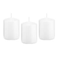 8x Kaarsen Wit 6 X 8 Cm 29 Branduren Sfeerkaarsen tompkaarsen
