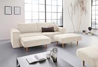 Looks By Wolfgang Joop 4-Sitzer Looksv, Verwandlungssofa: aus Sofa wird Sofa mit 2 Hockern