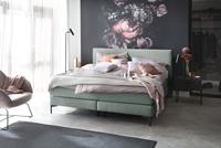 Schöner Wohnen-Kollektion Boxspringbett VITA, Füße Metall Schwarz