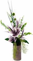 I.GE.A. Kunstplant Arrangement soft-magnolia in vaas