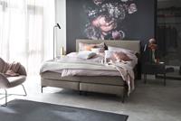 Schöner Wohnen-Kollektion Boxspringbett VITA, Füße Metall Schwarz