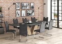 Mäusbacher Eettafel Comfort D Mäusbacher eettafel met V-frame en voetplaat. Breedte 180-280