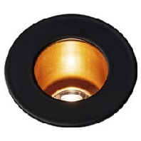 SLV Triton Mini LED Deckeneinbauleuchte, schwarz, gold, 3000K, 12°