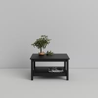 Premium Collection By Home Affaire Couchtisch Madrid, mit edlen anthrazitfarbenen Marmor Dekor und silberfarbene Metalleisten, Breite 110 cm