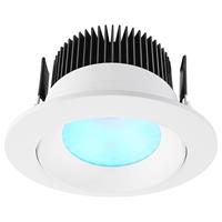 Deko-Light LED Deckeneinbauleuchte COB94 in Weiß-matt RGBW 16W 710lm