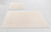 Kleine Wolke Exklusiv Badematte Nevada, Höhe 5 mm, fußbodenheizungsgeeignet-beidseitig nutzbar, fußbodenheizungsgeeignet