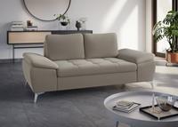 Sit&More 2-Sitzer, mit hochwertigen Metallfüßen