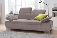 DOMO collection 2-zitsbank Milan met rugverstelling en veerkern