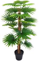 I.GE.A. Kunstpalm Waaierpalm in een plastic pot