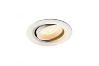 SLV LED Deckeneinbauleuchte Numinos Move in Weiß 7W 740lm 4000K 55°