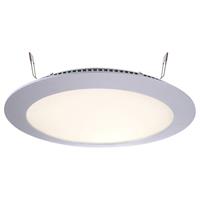 Deko-Light Schlichte LED Deckeneinbauleuchte Ø235mm silber 2700K warmweiß