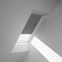 VELUX Verdunklungsrollo DKL M08 0705SWL, verdunkelnd, Verdunkelung, in Führungsschienen, grau