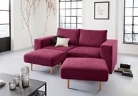 Looks By Wolfgang Joop 3-Sitzer Looksv, Verwandlungssofa: aus Sofa wird Sofa mit 2 Hockern