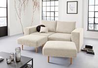 Looks By Wolfgang Joop 3-Sitzer Looksv, Verwandlungssofa: aus Sofa wird Sofa mit 2 Hockern