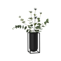 By Lassen Kubus Lolo Vase Schwarz
