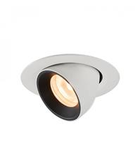 SLV LED Deckeneinbauleuchte Numinos Gimble in Weiß und Schwarz 7W 640lm 2700K 20°