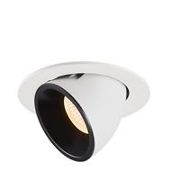 SLV LED Deckeneinbauleuchte Numinos Gimble in Weiß und Schwarz 25,4W 2150lm 2700K 40°