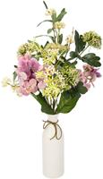 I.GE.A. Kunstbloem Mixed bos bloemen Keramieken vaas