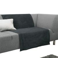 Erwin Müller Sessel- und Sofaschoner dunkelgrau Gr. 75 x 200