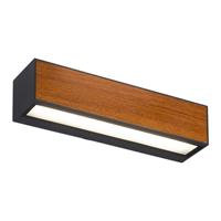 Arcchio Lengo LED-Wandlampe CCT, 25cm, 1-fl. Holz