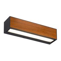 Arcchio Lengo LED-Wandlampe CCT, 25cm, 2-fl. Holz
