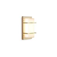 Moretti Luce Buitenwandlamp Ice Cubic 3415, messing natuur