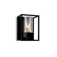 Moretti Luce Buitenwandlamp CubicÂ³ 3366 zwart/helder