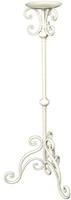 Ambiente Haus Wandkaarsenhouder Kaarsenstandaard - antiek-wit 80 cm (1 stuk)