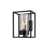 Moretti Luce Buitenwandlamp CubicÂ³ 3363 zwart/helder