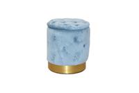 Yomonda Sitzhocker mit Stauraum Ashton blau