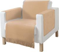 Erwin Müller Sessel- und Sofaschoner-Set 3-tlg. Baumwollmischung beige Gr. 50 x 200